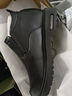 高哥增高棉靴羊毛保暖男鞋春季新款男士皮靴加絨內增高靴子 黑色套腳6.5cm M0932009XA 41 曬單實(shí)拍圖