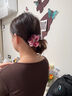 莫蘭莎喜婆婆盤(pán)發(fā)頭飾2025新款高端頭花發(fā)繩發(fā)圈結婚氣質(zhì)喜媽媽頭繩發(fā)飾 優(yōu)雅三件裝 曬單實(shí)拍圖