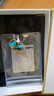 Amber Lollipop綠松石耳環(huán)女士耳圈輕奢感耳墜耳飾老師教師節禮物生日送女友老婆藍色 曬單實(shí)拍圖