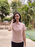 安踏正肩POLO衫 女2025夏季新款公主線快干棉珠地舒適百搭短袖涼感T恤 【公主線款】剛?cè)岱?123-3 M (女165) 曬單實(shí)拍圖