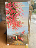 彩象九魚(yú)圖純手繪油畫(huà)玄關(guān)裝飾畫(huà)新中式風(fēng)景掛畫(huà)現(xiàn)代壁畫(huà)客廳裝飾畫(huà) T型 黑 連畫(huà)框50*100單幅 曬單實(shí)拍圖