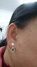 南珠宮碧穹淡水珍珠耳釘耳環(huán)橢圓強光女款耳飾送媽媽七夕情人節(jié) 6-7mm 曬單實拍圖