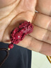 福進(jìn)家正品朱砂貔貅吊墜鑰匙掛件項(xiàng)鏈紫金砂本命年平安護(hù)身符男女款掛墜 紫金砂-貔貅吊墜【附證書】 曬單實(shí)拍圖