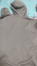 迪桑特 ESSENTIAL 男士 空氣層 連帽衛衣 內搭 BE-BEIGE XL 180/100A 曬單實(shí)拍圖
