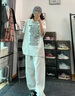 WYBT官方品牌休閑褲男2025新款潮流百搭直筒寬松闊腿運(yùn)動(dòng)大碼衛(wèi)褲 黑色 XL (130-145斤) 曬單實(shí)拍圖