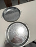 廚安寶涼皮鑼鑼面皮羅羅蒸做涼皮腸粉盤(pán)商用圓盤(pán)鐵皮制作工具平底家用盤(pán) 買(mǎi)一+一 23cm2個(gè)盤(pán) 曬單實(shí)拍圖