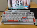 努比亞（nubia）紅魔GK001J銀翼版 100鍵 三模有線(xiàn)/無(wú)線(xiàn) 電競客制化 機械鍵盤(pán) TTC 烈焰雪軸 個(gè)性屏顯 曬單實(shí)拍圖