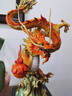 春錦秋鯉龍擺件工藝品全銅博古架客廳玄關(guān)酒柜辦公室公司喬遷開業(yè)禮物 【順豐】YTJ大號(hào)霸王龍配大理石 曬單實(shí)拍圖