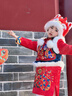 溪谷幽幽祥瑞新年親子可愛(ài)虎頭帽女休閑2025年新年帽冬護耳動(dòng)耳帽保暖加厚 可愛(ài)祥瑞虎頭護耳帽-兒童 曬單實(shí)拍圖