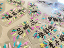 澳顏萊透明熱縮片手工diy材料已打磨0.3mm半透明紙立體發(fā)簪花掛件 A4半透明10張【20*29*0.3cm】 曬單實拍圖
