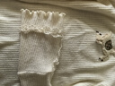 兩三事異寵靈契 2024冬季新款小馬刺繡蕾絲拼接高領(lǐng)打底衫長(cháng)袖t恤女 杏色 S 曬單實(shí)拍圖