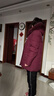 雪中飛服飾五折秋冬新款女士羽絨服狐貍大毛領(lǐng)保暖新中式女士羽絨服女 紅色|1235 L 170/92A 曬單實(shí)拍圖