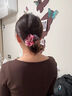 莫蘭莎喜婆婆盤(pán)發(fā)頭飾2025新款高端頭花發(fā)繩發(fā)圈結婚氣質(zhì)喜媽媽頭繩發(fā)飾 優(yōu)雅三件裝 曬單實(shí)拍圖