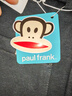 大嘴猴（paul frank）美式重磅休閑褲男秋冬新款寬松加絨加厚潮牌闊腿運動(dòng)直筒長(cháng)衛褲子 高級灰加絨9860R【官方正品】 XL 【建議135-155斤】 曬單實(shí)拍圖