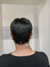 瑞貝卡（Rebecca）假發(fā)男士假發(fā)全頭套真人發(fā)短發(fā)斜劉海蓬松自然全手織工藝整頂假發(fā) 自然黑 短發(fā) 真人發(fā)絲 全手織工藝 曬單實(shí)拍圖