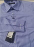 蜀黍家純棉DP免燙通勤襯衫男女長(cháng)袖秋冬新款職業(yè)工作服襯衣藍白色 淺青藍色-男款 41 曬單實(shí)拍圖