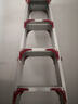 康鵬梯子家用折疊伸縮加厚鋁合金人字梯室內多功能伸縮樓梯登高工程梯 全三角片加固-2.5米加厚 曬單實(shí)拍圖
