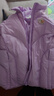 PawinPaw【三防】卡通小熊童裝冬新女童女寶連帽中長(cháng)款羽絨服 Purple紫色/75 120 cm 曬單實(shí)拍圖