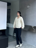 波司登（BOSIDENG）25年新款輕薄羽絨服女短款90絨三防輕便內(nèi)膽葫蘆紋外套B250131012 秘釉色7475 M 165/88A 體重約110-120斤 曬單實拍圖