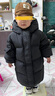 齊齊熊寶寶羽絨服長款冬季男童保暖外套三防蓄熱兒童加厚加長冬裝 曬單實拍圖