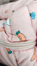G.DUCKKIDS小黃鴨兒童棉服冬季嬰兒衣服男女童加厚棉衣小童寶寶棉襖加絨外套 皮粉兔子 90 尺碼1~2歲【 80-90cm】 曬單實(shí)拍圖