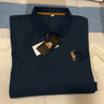 老爺車100%純棉男士長(zhǎng)袖T恤秋季新款刺繡翻領(lǐng)衫商務(wù)百搭POLO保羅衫 100%純棉-灰藍(lán)色 175/XL130-145斤 曬單實(shí)拍圖