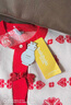 巴拉巴拉【國博IP】女童短裙套裝國風(fēng)春秋季兩件套百搭時(shí)尚洋氣 白紅色調00316 110 曬單實(shí)拍圖