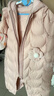 戴維貝拉（DAVE＆BELLA）新生兒羽絨連體衣保暖嬰兒衣服冬季幼兒服裝女寶外出服初生兒爬服 淺粉色-N 90cm （建議身高80-90cm） 曬單實(shí)拍圖