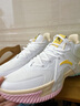 安踏空域5｜籃球鞋男鞋水泥克星實(shí)戰透氣緩震防側翻運動(dòng)鞋912511606Q 純凈白/淺糖黃-4 西海岸 42.5 曬單實(shí)拍圖