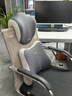 知夢(mèng)人辦公室椅子頭枕加裝護頸工位久坐神器腰靠睡覺(jué)座椅護腰靠背墊腰托 【全面支撐+腰頸套裝】雙灰拼色 曬單實(shí)拍圖