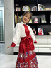 明月歸兒童馬面裙女童漢服春秋中國風(fēng)2025新款小女孩古風(fēng)唐裝新中式服裝 紅袖上衣+兔馬面裙+原版項鏈 140 曬單實(shí)拍圖