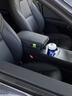 莫蘭迪NAPPA皮適用于特斯拉扶手箱保護套增高墊煥新3 Model Y X S 通用 納帕超纖皮 扶手箱墊單片側(cè)袋版 雅致黑 曬單實拍圖