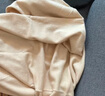 無印良品（MUJI）女式 圓領(lǐng)毛衣 長袖針織衫 打底衫 秋冬內(nèi)搭洋氣 BA05CC3A 奶油色 L 165/88A 曬單實拍圖