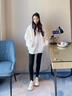 蜘蛛王蜘蛛王女鞋2025春季新款真皮老爹鞋女士厚底增高休閑運動(dòng)鞋子女款米色【真皮厚底款】37 (235mm) 曬單實(shí)拍圖