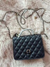 酷奇袋鼠（KUQIDAISHU）輕奢品牌包包女式2026春秋季七夕小香風(fēng)菱格鏈條雙肩洋氣手提背 白色 曬單實(shí)拍圖