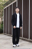 EMPORIO ARMANI/阿瑪尼官方旗艦EA7/男士全棉開衫健身訓(xùn)練運(yùn)動套裝 UC001-黑色 M  (推薦：135-150斤) 曬單實拍圖