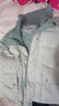 鴨鴨（YAYA）官方羽絨服女士短款新款拼接冬季小個(gè)子保暖防寒加厚外套MY 綠色 S 155 曬單實(shí)拍圖