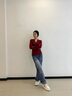 CAMILA KSENIA厚底小白鞋女士2025新款夏季增高休閑板鞋百搭顯高運動鞋子跑步鞋 白色 36 曬單實拍圖