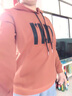 加絨加厚衛衣女純棉連帽上衣2025春秋季新款寬松長(cháng)袖中年時(shí)尚休閑 豆沙粉 春秋款 XL 建議105-115斤 曬單實(shí)拍圖