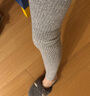 蒙默嘚蒙古國進(jìn)口羊毛過(guò)膝襪套 秋冬高筒護膝長(cháng)筒厚加襪半截加長(cháng)打底襪 羊毛混紡【淺灰色】 1雙 曬單實(shí)拍圖