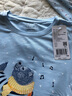 SCHIESSER KINDER兒童男童棉質(zhì)圓領(lǐng)卡通印花保暖內衣套裝EB/21593W 淺藍7802 140 曬單實(shí)拍圖