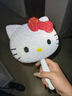 hellokitty滿(mǎn)鉆鏡子手持化妝鏡diy手工貼鉆學(xué)生鉆石鏡送閨蜜禮物 【果凍白kt貓鏡子+diy閃鉆材料包】（非成品） 曬單實(shí)拍圖