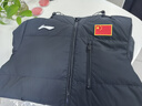 李寧（LI-NING）羽毛球服男女同款國旗羽絨服中長(cháng)款白鴨絨保暖舒適耐寒外套 曬單實(shí)拍圖