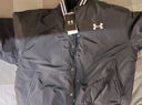 安德瑪（UNDERARMOUR） Ins男女情侶百搭防寒夾棉運(yùn)動休閑外套1389371 黑色001 XL 曬單實拍圖