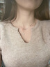 尚福鑫珠寶銀飾s925森系小清新蝴蝶項鏈純銀頸鏈女鎖骨鏈520送女友生日禮物 森系蝴蝶項鏈【全國七倉配送/不可刻字】 925銀 曬單實(shí)拍圖