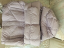 玖姿·安娜蔻【輕氧系列】白鴨絨連帽短款羽絨服女裝冬款 淺紫 M 曬單實拍圖