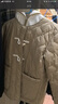 森馬（Semir）棉服女冬季仿羊羔毛馬甲牛角扣防潑水輕薄棉衣兩件套101724112008 曬單實(shí)拍圖