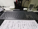 羅技（Logitech）MX Keys S無(wú)線(xiàn)藍牙鍵盤(pán)超薄全尺寸鍵盤(pán)鋁制外殼背光預設指令拆包 MX keys s 黑色【拆封可?！?曬單實(shí)拍圖