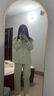 雅鹿睡衣女春秋2025新款純棉睡衣女士夏季翻領(lǐng)家居服套裝大碼可外穿 NSWJH-薄荷綠 【7A抗菌純棉套裝】 L 【推薦100-120斤】 曬單實(shí)拍圖