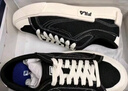 FILA FUSION斐樂男鞋潮牌板鞋情侶運(yùn)動(dòng)鞋休閑鞋經(jīng)典帆布鞋男女鞋 黑色-BK 情侶款 44.5 曬單實(shí)拍圖